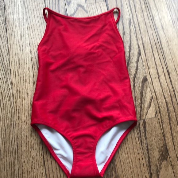 burberry swimsuit red